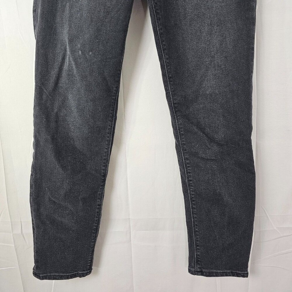 American Eagle Jeans Womens 00 27x27 Black Mom Jean Mid Rise Denim Stretch - Picture 9 of 11
